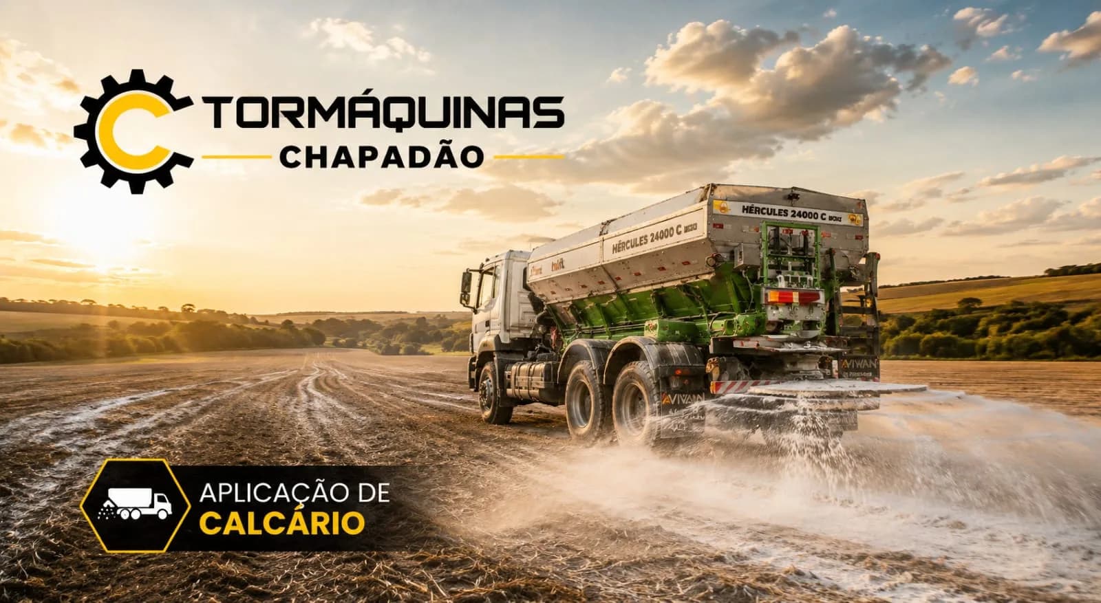 Aplicação de Calcário — Tormáquinas Chapadão